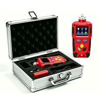 Détecteur industriel multi-gaz rechargeable O2 H2S, détecteur de fuite de gaz haute sensibilité, sécurité en cas d'urgence, protection IP66 1 an