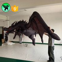 Reproduction de Dragon gonflable géant suspendu, décoration de scène personnalisée, réplique, A5469, 13 pieds