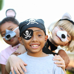 All'ingrosso Halloween EVA feltro pirata Cosplay accessori per il trucco per bambini Crossbones a tema festa <span class=keywords><strong>maschere</strong></span> pigri occhio per feste - Product Image 4