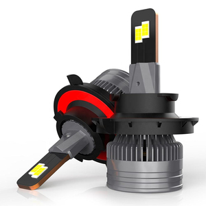 หลอดไฟหน้ารถยนต์ LED รุ่น V21 H13 ชิป 7535 กำลังไฟ 72W ความสว่าง 8000LM 6000K 8V-48V สว่างพิเศษ ใช้แทนหลอดฮาโลเจน - Product Image 5