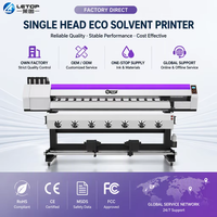 Imprimante jet d'encre éco-solvant LETOP Factory 1,8 m, traceur d'impression numérique, machine à bannières en vinyle XP600
