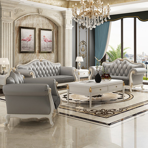 โซฟาหรูหราชั้นหนึ่งและไม้เนื้อแข็งแบบอเมริกันสีอ่อนแบบฝรั่งเศสสำหรับเฟอร์นิเจอร์ห้องนั่งเล่นในอพาร์ทเมนต์และโรงแรม - Product Image 4