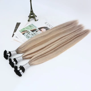 ผมต่อแบบเย็บมือ Jasmine Beauty คุณภาพสูง ผมแท้บริสุทธิ์จากโรงงานผู้ผลิต  จัดเรียงเกล็ดผม  คัตติเคิล อัลไลน์  คาเบลโล นาทูรัล - Product Image 1