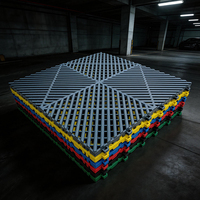 Carreaux de sol durables en plastique PP pour garage garage atelier voiture atelier