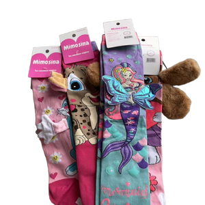 Chaussettes douillettes pour femmes et filles, chaussettes pantoufles à motif chat, chaussettes de sol fantaisie 3D, chaussettes épaisses et chaudes en tricot créatif - Product Image 2