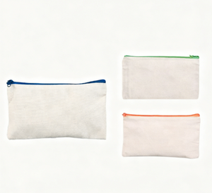 Custom Durable Cotton Fabric Cosmetic <b>Pouch</b> for <b>Men</b> Fashionable Candy Pattern Makeup Organizer Soft Handle Medium Capacity - Product Image 1