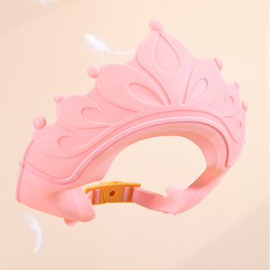 Casquettes de <span class=keywords><strong>bain</strong></span> personnalisées avec logo pour bébé, visière réglable en plastique souple pour le <span class=keywords><strong>bain</strong></span>, protection capillaire sûre, lavage en toute sécurité - Product Image 4