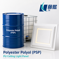 Polyol polyester, valeur OH 54-59 mgKOH/g, fût de 220 kg pour la production de rosettes de plafond en polyuréthane léger