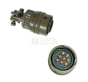 MIL C 26482 Amphenol 8 פינים עגולים עמיד למים נקבה זכר מחבר - Product Image 4