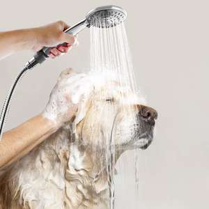 Yüksek Basınçlı 5 Ayarları El Duş Başlığı Akış Regülatörü ile, kolay Kontrol Su Basınç ve Su Akış - Product Image 2