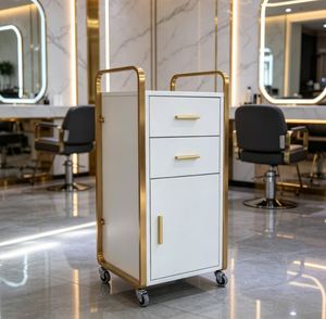 Armoire à outils spéciale pour salon de beauté avec tiroir, étagère multi-niveaux, chariot de rangement - Product Image 3
