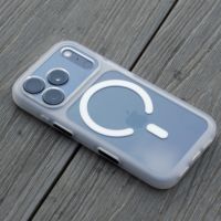 Coque magnétique transparente antichoc en TPU et PC avec boutons intelligents et métalliques de qualité supérieure pour iPhone 17 Pro Max – Vente en gros