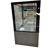 Gâteau réfrigérateur vitrine refroidissement par air affichage réfrigérateur verre refroidisseur boulangerie vertical gâteau vitrine