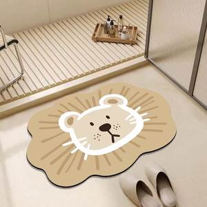 Microfibre Pc tapis <span class=keywords><strong>de</strong></span> <span class=keywords><strong>bain</strong></span> antidérapant enfants diatomée <span class=keywords><strong>boue</strong></span> tapis <span class=keywords><strong>de</strong></span> sol absorbant tapis à séchage rapide 40*60cm - Product Image 6