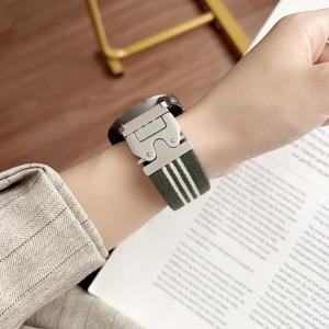 <span class=keywords><strong>Correa</strong></span> de Reloj de Nailon de 22 mm para Redmi Watch 5 <span class=keywords><strong>Lite</strong></span> Active Huami <span class=keywords><strong>Amazfit</strong></span> 2 3, <span class=keywords><strong>Correa</strong></span> de Repuesto - Product Image 2