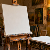 Toiles à peindre vierges en coton, format personnalisé, prêtes à l'emploi, sans acide, pour artistes et enfants