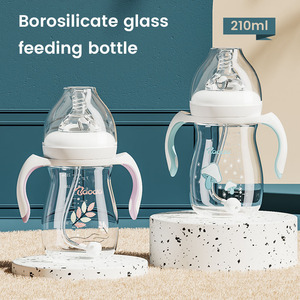 Wide Neck Borosilicate <strong>Glass</strong> Baby <strong>Bottle</strong> Wholesale BPA Free <strong>Bottle</strong> Baby <strong>Feeding</strong> <strong>Bottle</strong> - Product Image 6