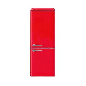 <span class=keywords><strong>Nevera</strong></span> <span class=keywords><strong>pequeña</strong></span> <span class=keywords><strong>Retro</strong></span> de doble puerta para uso doméstico, 280L, colorida - Product Image 1