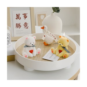 AIKUN INS Corea lindo oso vela fragancia perfumada cera de soja vela hecha a mano Candela DIY decoración del hogar adornos recuerdo regalo Kerze - Product Image 1