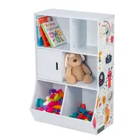 Toffy & Friends Wooden Toy Storage Cabinet for Kids