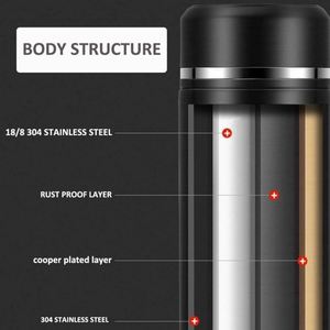 Gobelet isotherme intelligent personnalisé, tasse thermique en acier inoxydable, bouteille isotherme avec affichage numérique de la température LED - Product Image 3