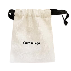 Bolsa de Algodón Blanca con Cordón - Tamaño Personalizable - Tela Resistente - Apta para Almacenamiento Diario - A Prueba de Polvo - Product Image 1