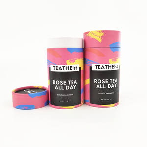 Экологичная Бумажная цилиндрическая упаковочная коробка для упаковки чая/трав/кофе - Product Image 3