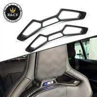 Revêtement de siège baquet en fibre de carbone sèche de qualité supérieure pour BMW G80 G82 G87 M2 M3 M4 Accessoires intérieurs en carbone S9