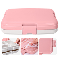 Nouvelle arrivée Boîte à lunch Bento anti-fuite personnalisée avec 5 compartiments au design unique pour les journées bien remplies
