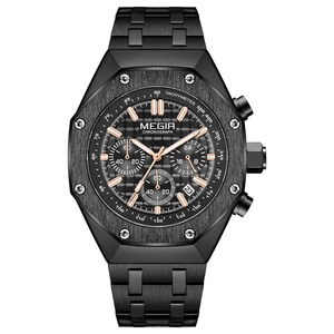 นาฬิกา Megir 2213 ยี่ห้อดัง รุ่น Octagon คุณภาพสูง ตัวเรือนสแตนเลสสตีล สำหรับผู้ชาย ระบบควอตซ์ - Product Image 1