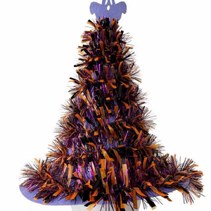 Sombrero de fiesta con forma de árbol de Halloween, con decoración de fantasma, murciélago y calabaza, para fiestas de disfraces y accesorios fotográficos - Product Image 4