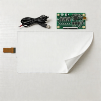 Film tactile capacitif PCAP de 21,5 pouces, film de protection, taille personnalisée OEM pour surface tactile intégrée aux meubles