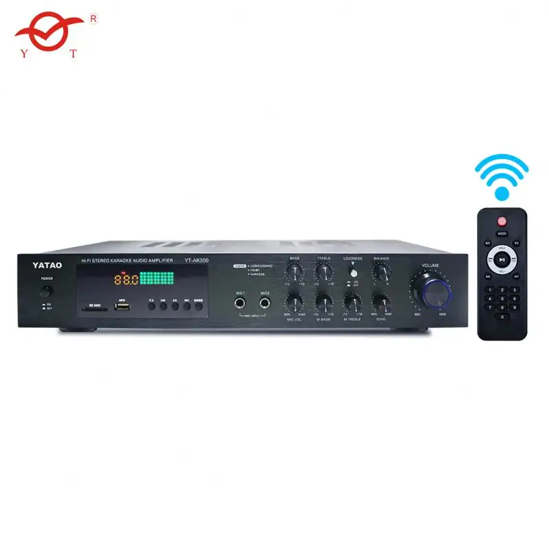 Amplificador De Seal Radio Comunicaciones Stereo Receiver Audio Home Powerful 220W Alpine 72 Channels Av For 91 Channel Theater