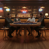 Table de poker professionnelle de luxe en bois avec pieds en bois massif, design durable pour casino et divertissement à domicile