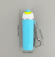 Op maat gemaakte nieuwe Owala hars eco-vriendelijke duurzame 3D geëmbosseerde zinklegering persoonlijkheid fruitbeker sleutelhanger tas accessoires hanger