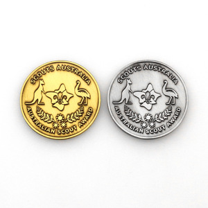 Pièce commémorative en métal personnalisée, alliage de zinc, médaille gravée pour souvenirs touristiques, cadeaux d'affaires - Product Image 2