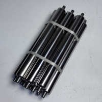 Rouleau de guidage non motorisé en acier inoxydable galvanisé avec double pignon, rouleau de convoyeur entraîné et entraîné par une force externe pour ligne d'assemblage