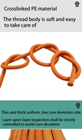 Câble orange EV 25 mm 35 mm 50 mm, câble de blindage automobile haute tension pour véhicule à énergie nouvelle EV