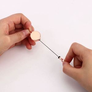 Llavero Telescópico de Acero Personalizable de Alta Calidad, Creativo, con Impresión UV, para Tarjetas de Acceso, Correa para Colgar, Portátil, para Identificación - Product Image 4