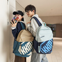 Sac à dos unisexe personnalisé avec logo de marque, imperméable, fermeture éclair, géométrique, en nylon, capacité 20-36L, pour voyages en plein air, sports, étudiants