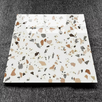 Carreaux de sol en terrazzo multicolores 120x120, carreaux de céramique brillants émaillés pour sol 60x60, céramique de Guangzhou, Chine