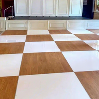 Scène de danse portable pour mariage, système de dalles emboîtables