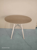 DLT-S001 Table à manger de qualité supérieure et au prix le plus bas, table à manger simple avec pieds en bois de hêtre