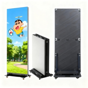 Pantalla de póster LED a todo color plegable <span class=keywords><strong>HD</strong></span> P2.5 <span class=keywords><strong>Digital</strong></span> interior de alta calidad para publicidad de ascensores - Product Image 5