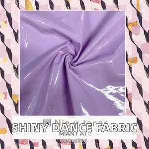 4 Cách Căng Sáng Bóng Vinyl Vải Trở Lại Bên Chải Cho Khiêu Vũ Mặc Thời Trang Chàng Trai/Cô Gái 'Giày Đồ Bơi Dresses Hành Lý Đồng Bằng Nhuộm - Product Image 2