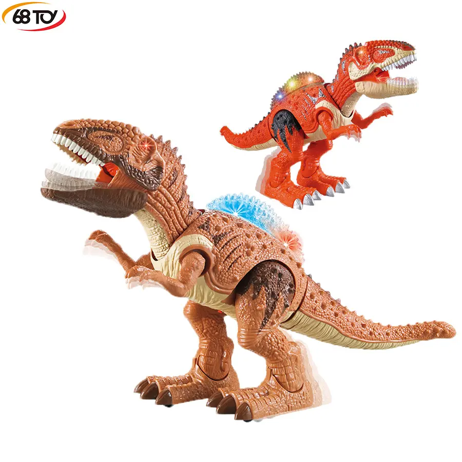 Aliexpress brinquedos de dinossauro, venda quente, barato, brinquedos, dinossauro elétrico, caminhadas, liga com som roar e luz, música, multicolorida, sortido