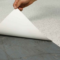 Suelo de Vinilo PVC con Patrón Cerámico, Resistente al Agua y al Desgaste, Capa Removible con Pegamento, Tipo Subway