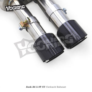 <span class=keywords><strong>Tuning</strong></span> Catback tubos de escape para <span class=keywords><strong>Audi</strong></span> <span class=keywords><strong>A6</strong></span> 2,0 T <span class=keywords><strong>C7</strong></span> 2012-2018 Acero inoxidable Escape Racing silenciador sistema de escape - Product Image 4