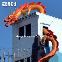 Loong Statue Dragon chinois modèle intérieur métal aire de jeux centres commerciaux parcs d'aventure aéroports garderies jardins d'enfants