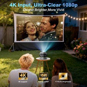 Proyector Ultra HD para Uso Doméstico con Soporte Gimbal, Función de Enfoque Automático, Proyección Clara a la Luz del Día - Product Image 4